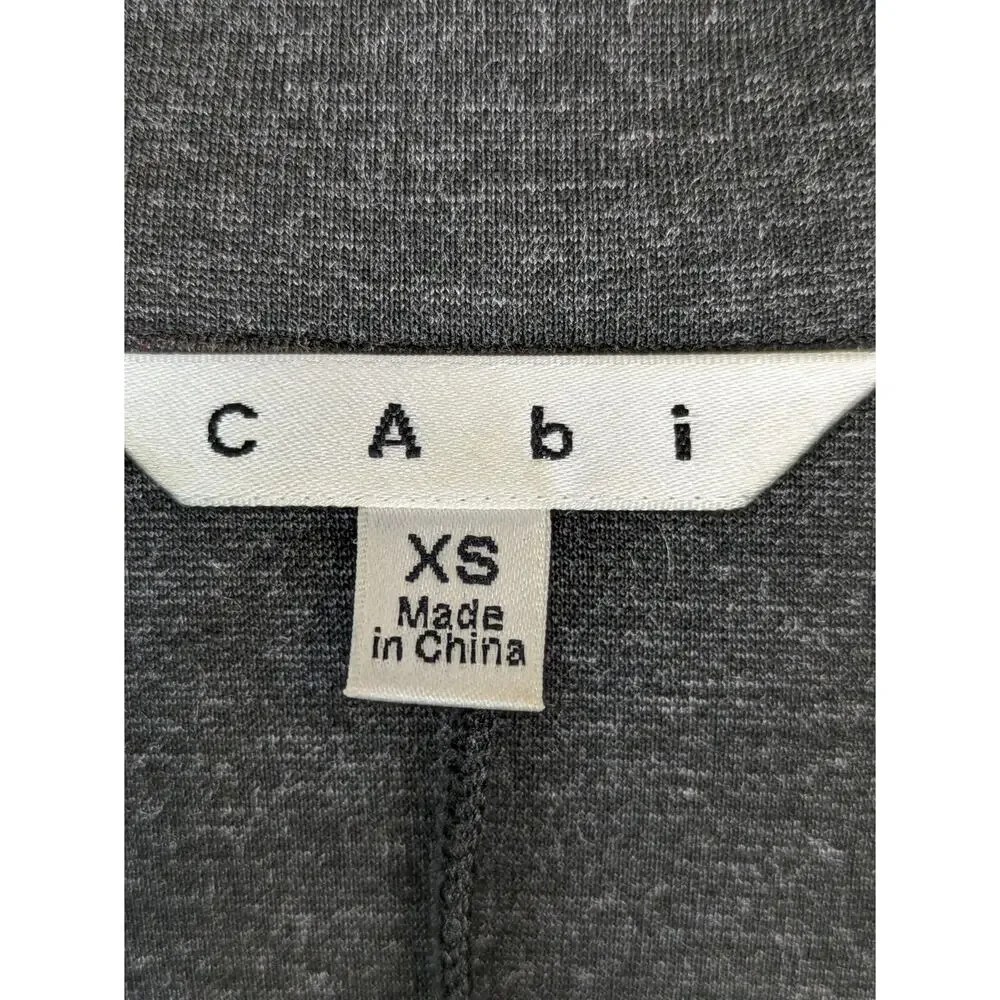 Cabi Coat Lisbon Topper Ponte Classic Neutral Minimalist Gray #994 Size XS